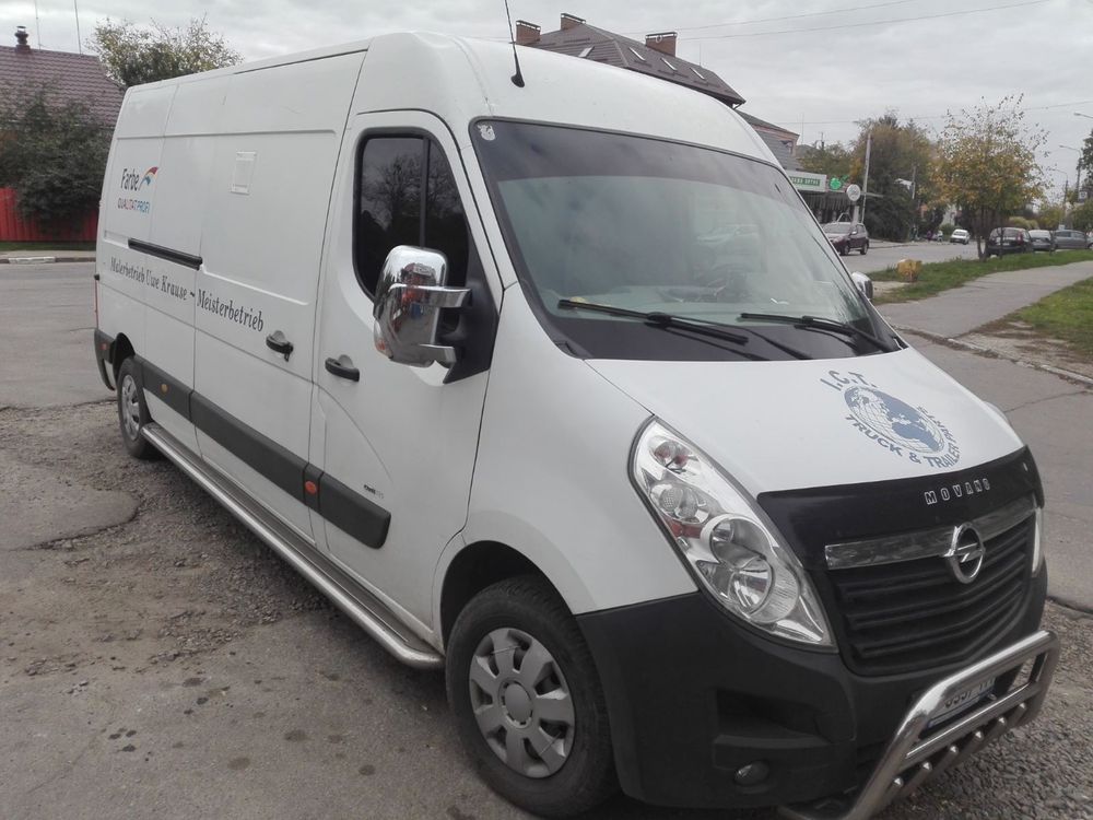 Кенгурятник для Renault Master 2010+ Пороги Подножки Хром Тюнинг