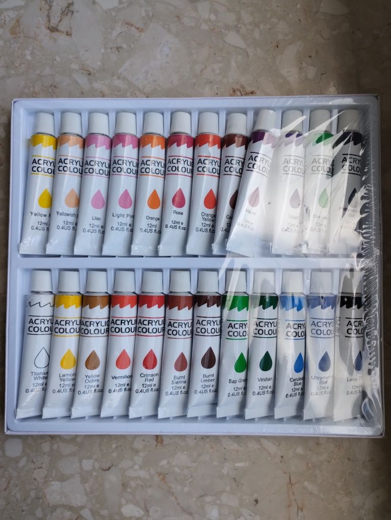 Farby akrylowe 24x12ml Loveart