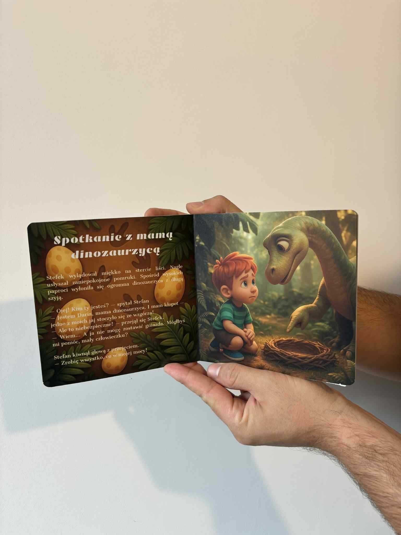 Personalizowana Książeczka dla Twojego dziecka Dinozaury