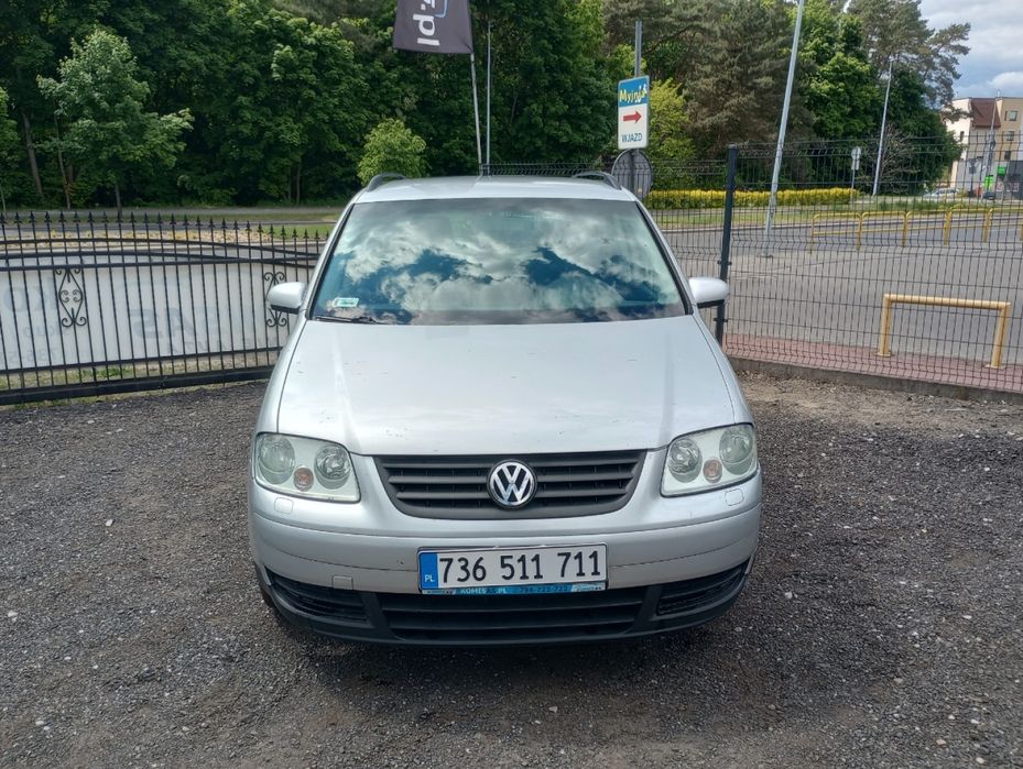 VW Touran 1.9D 105KM 2005r * el szyby klima hak * TORUŃ