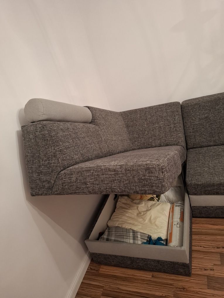 Narożnik lewy z funkcją spania
