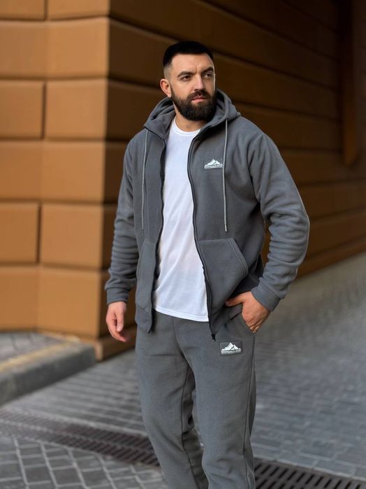 ‼️ Чоловічий флісовий костюм. Фліс ПОЛАР. Розмір: M-L, L-XL, XL-XXL