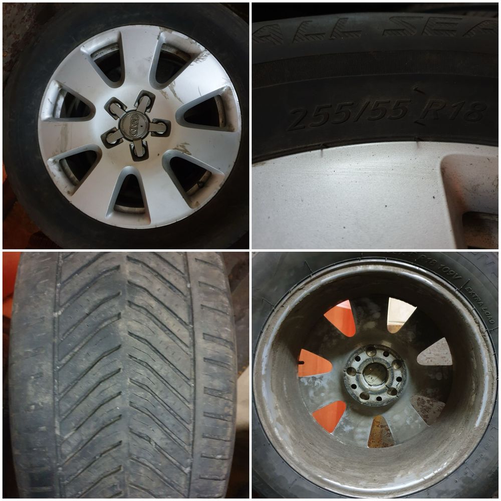 Диски з гумою 255/55/18 ауді фольксваген