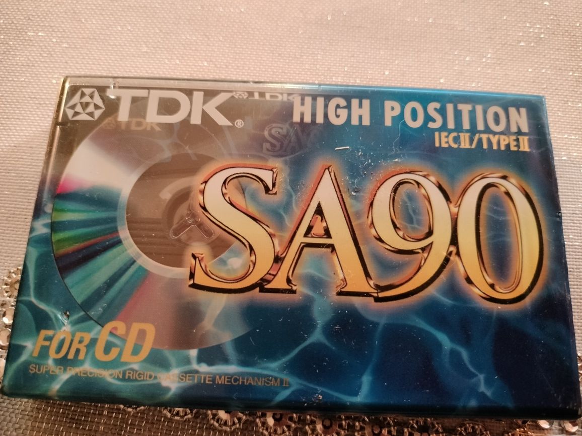 Kaseta TDK SA 90 High Position folia