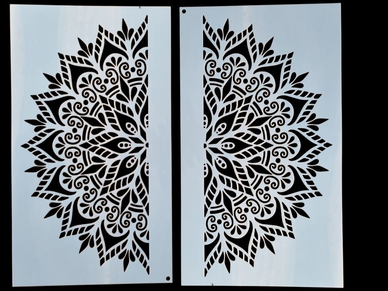 Szablon Mandala (wzór 40x70cm szablon 20x35cm ) malarski, DIY - Nowy