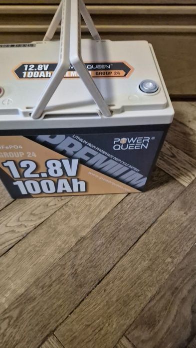 Акумулятор LiFePO4 Power Queen Pro 12V 100Ah, 1280Wh, BMS 100A