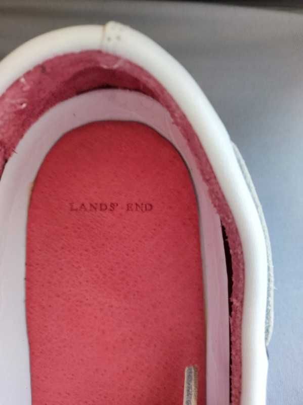 Lands' end r 41 skóra szerokie piękne