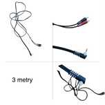 Kabel Klotz 3m – Jack 3.5 mm TRS stereo → 2x RCA– profesjo