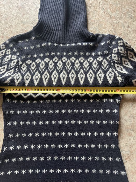 Теплий подовжений светр жіночий XS-S