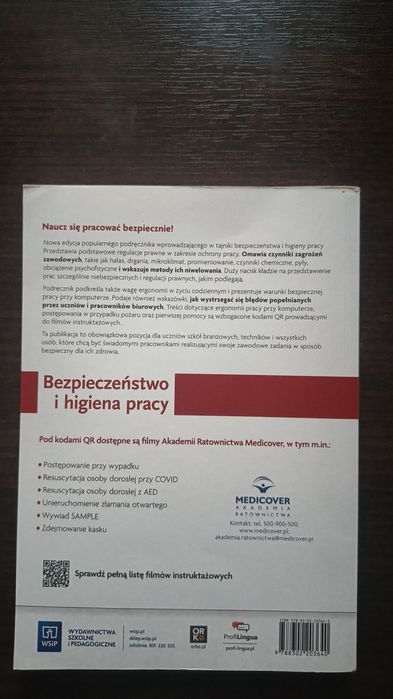 Bezpieczne i higiena pracy. WSIP.