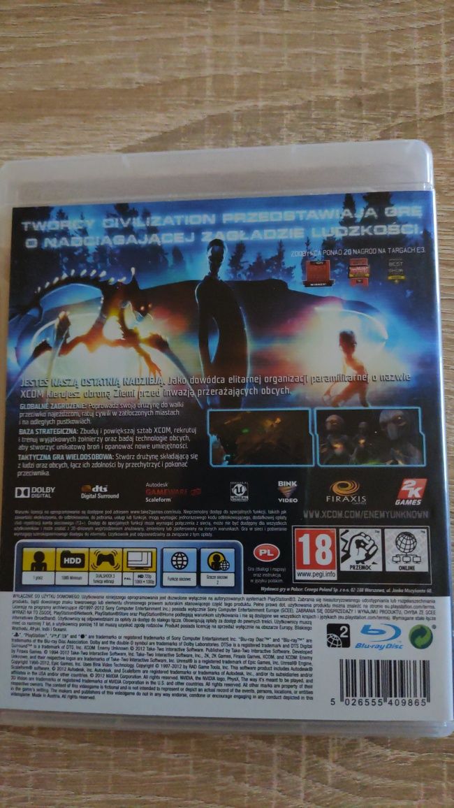 X-COM Enemy Unknown na konsole Sony PlayStation 3 ps3