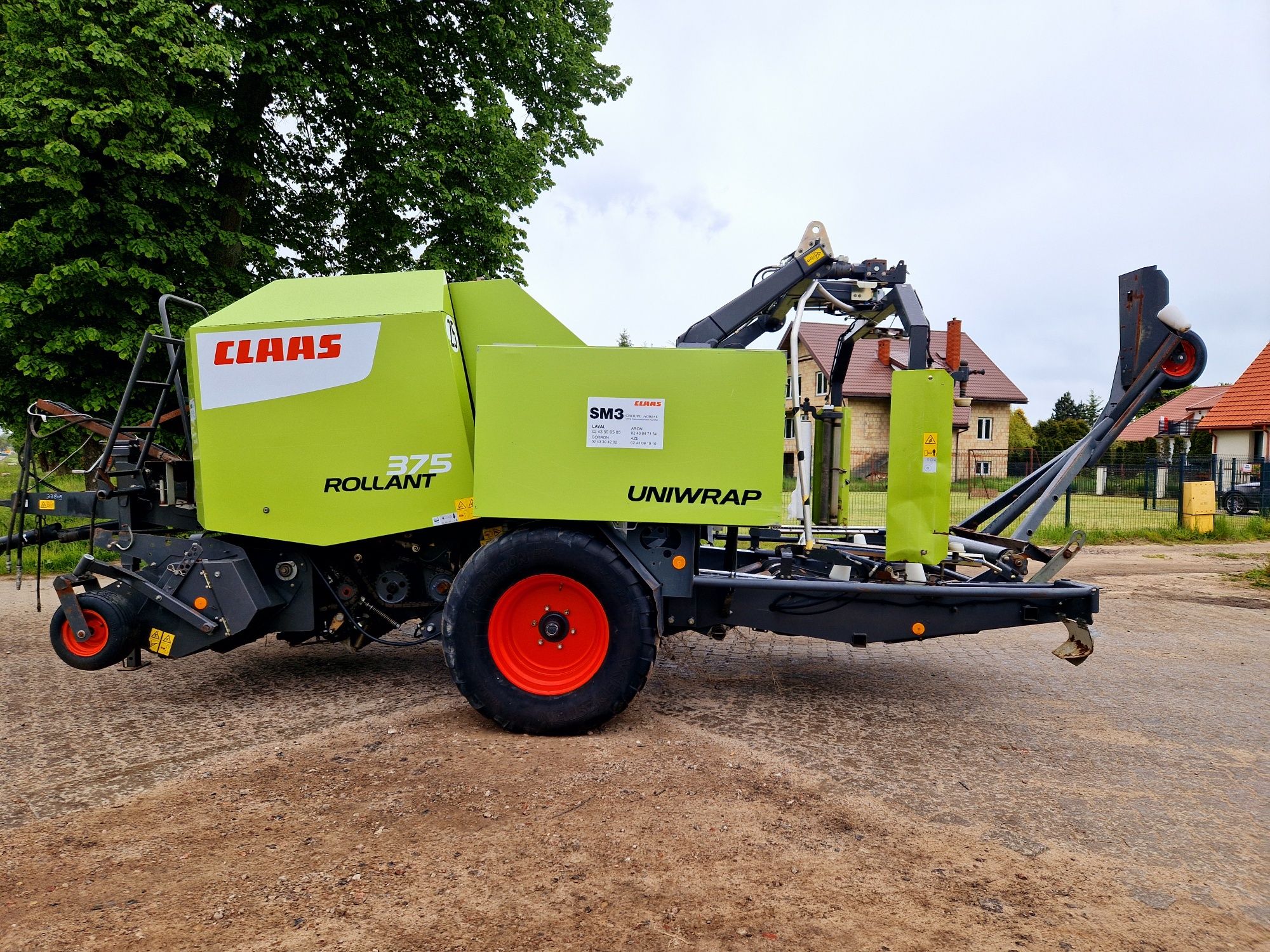 Claas Rollant 375 uniwrap prasoowijarka bardzo dobry stan  krone Brutt