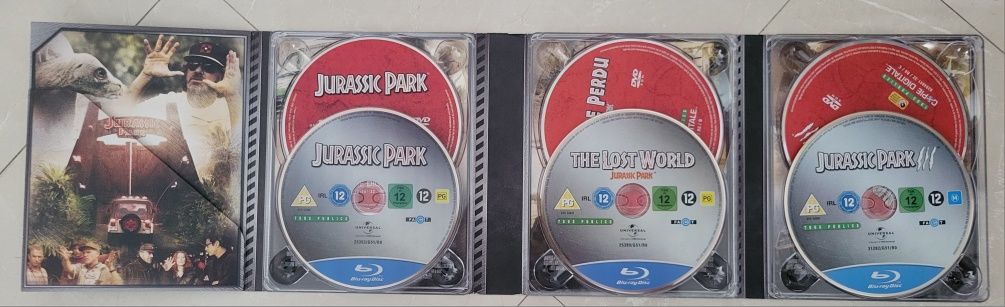 Bluray Trilogia Jurássic park coffret