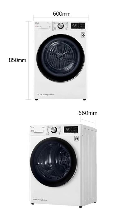 Сушильная машина LG 10кг rh10v9av2w