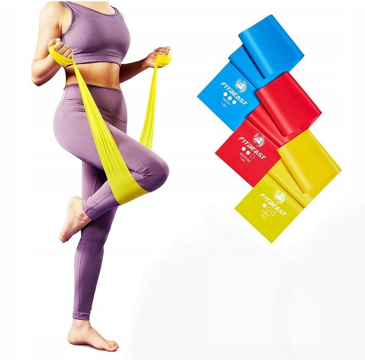 Fitbeast 3 Taśmy Do Rozciągania Oporowe Super Cena