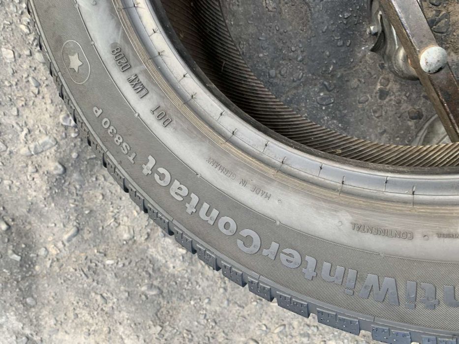Шини 205/60 R16 Continuntal пара зима 2022 р 6,5  мм