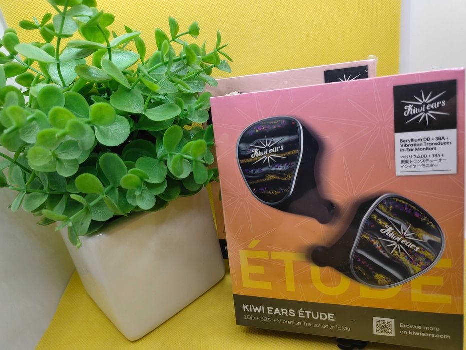 ⇒ Kiwi Ears Étude - гибридные IEM's наушники (1DD + 3BA + 1BN)