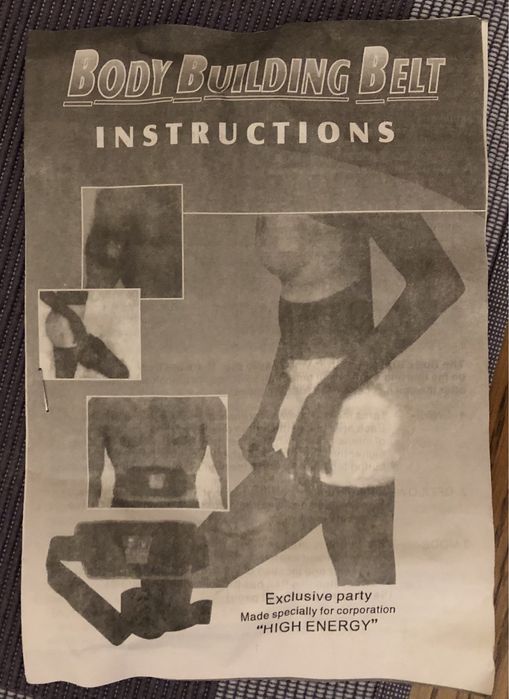 Pas treningowy Body Building Belt