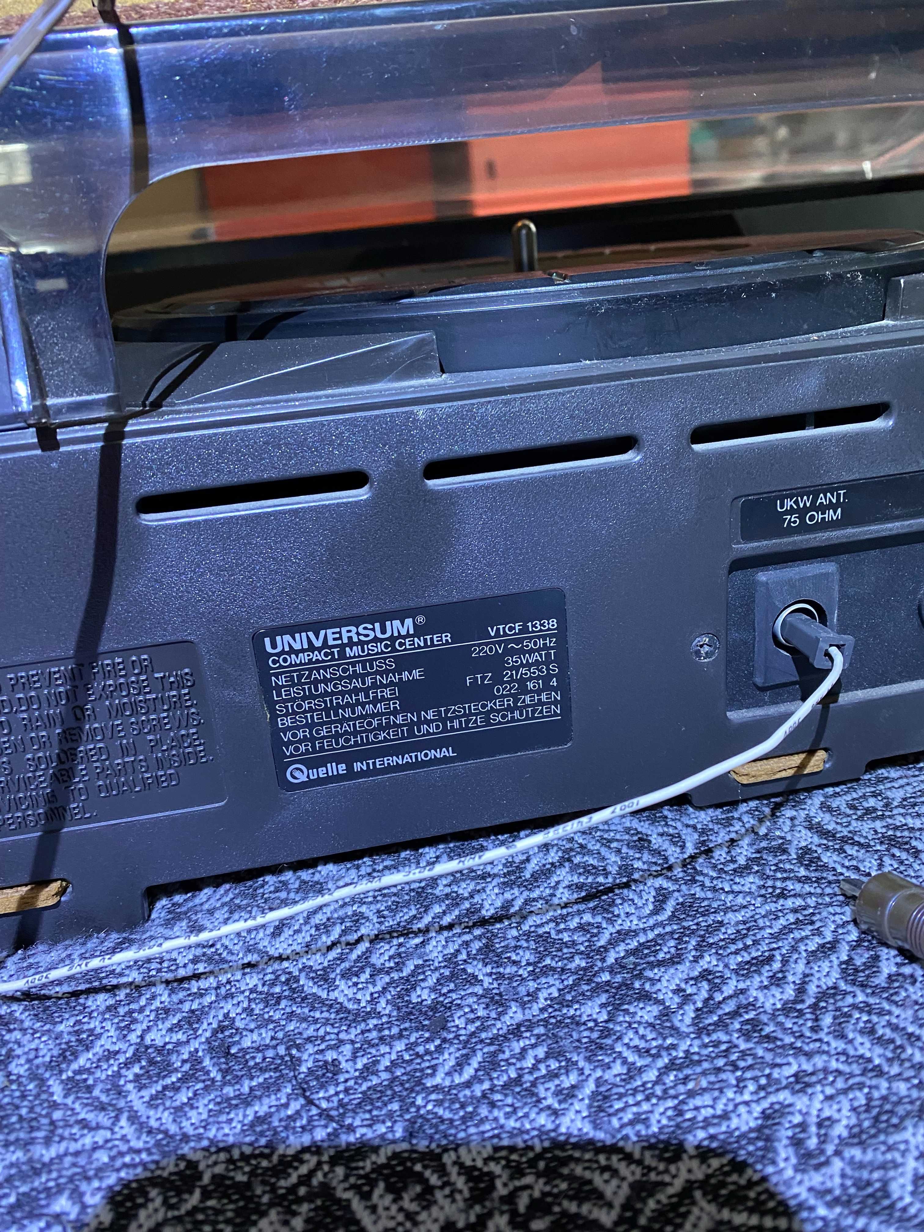 gramofon ,radio ,magnetofon  w jednym-UNIVERSUM VTCF 1338