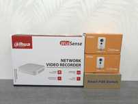 ХИТ! 4Mp 2 камеры Комплект iP видеонаблюдения Dahua в магазин офис дом