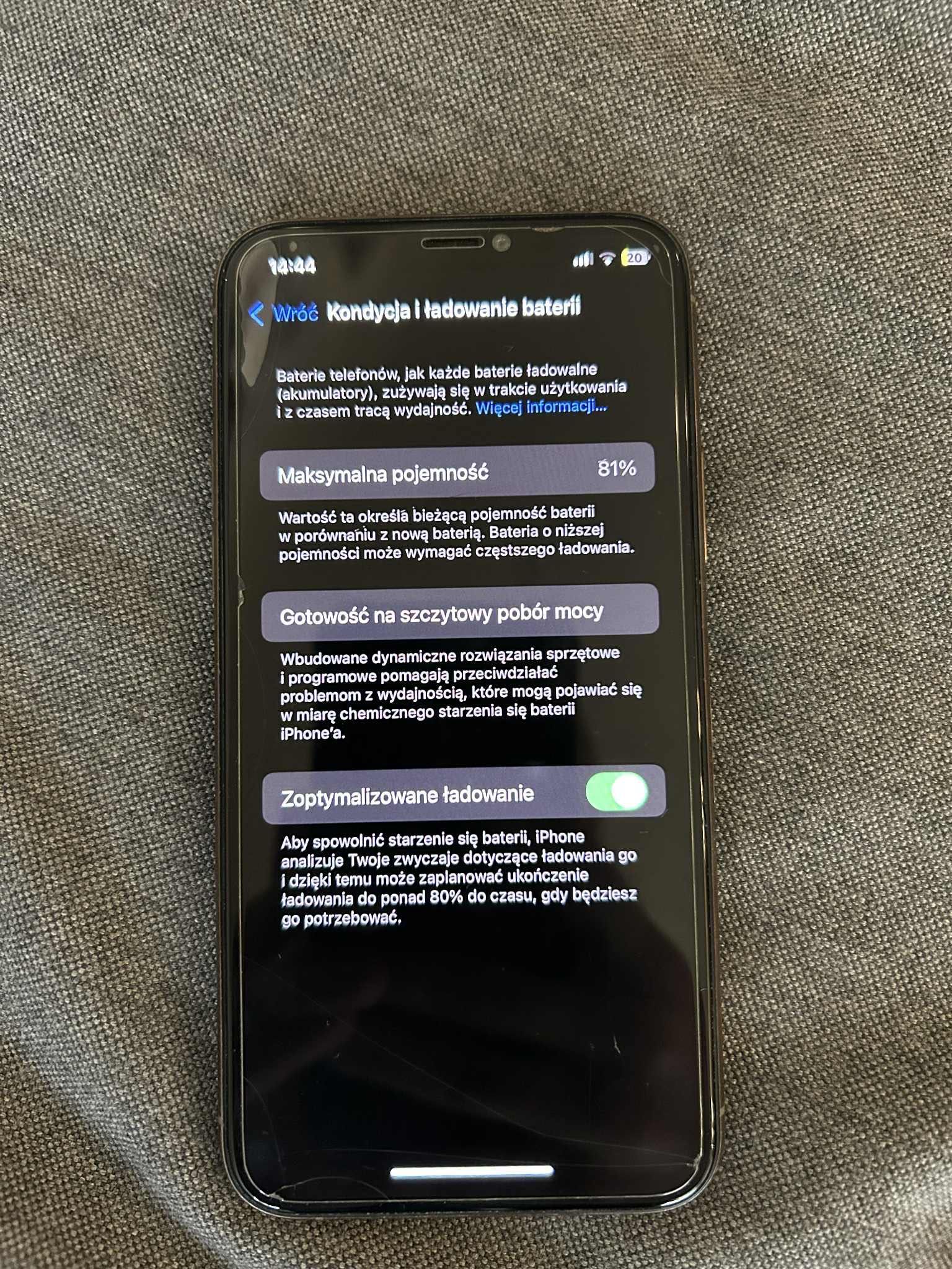 IPhone 11 Pro złoty