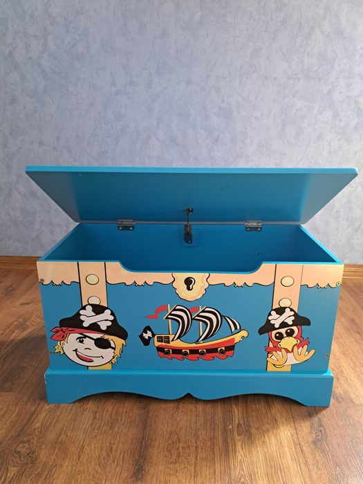 Комод скриня для іграшок у піратському стилі для хлопчиків, дерев'яний