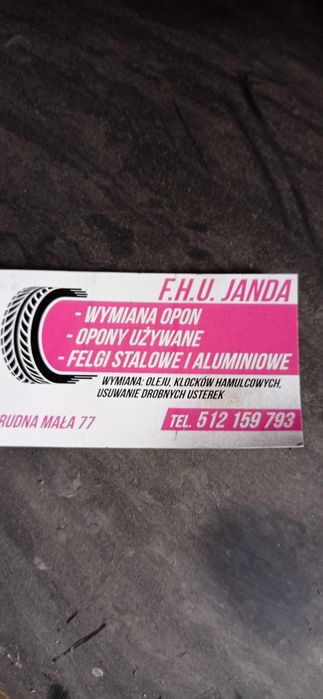 Opony letnie używane różne rozmiary