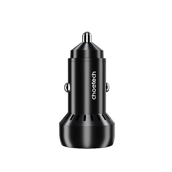 Ładowarka samochodowa Choetech Tc0014 Usb-c Usb-a Pd 60w z podświetlen