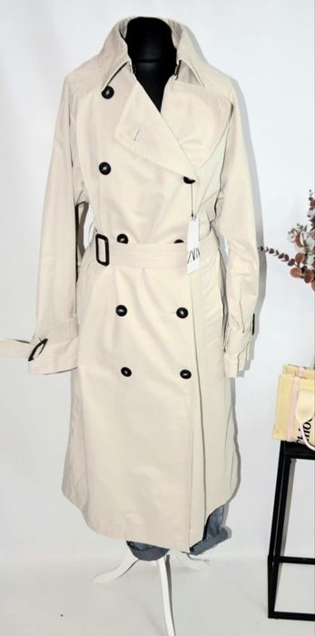 Płaszcz trencz Zara rozm S nowy