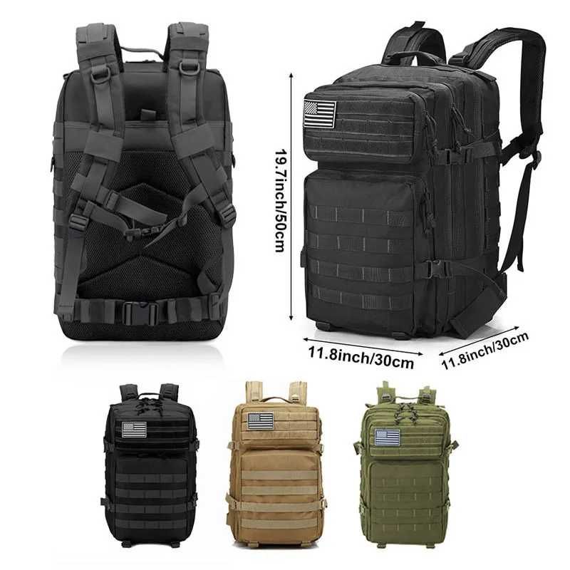 [NOVO] Mochila Tática Militar • Viagem • Camuflada • 50 Litros