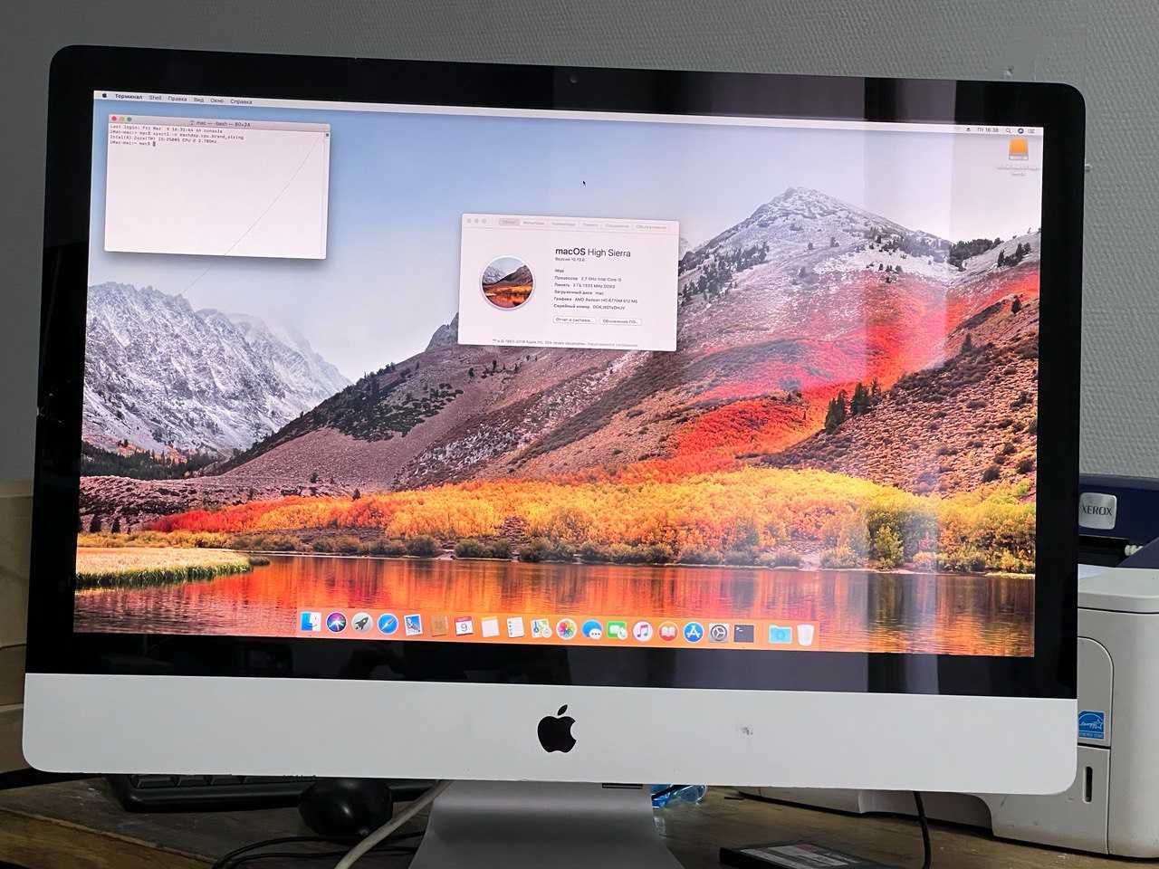 Apple iMac A1312 mid 2011 27" Intel Core i5 2500S 2GB RAM 2TB HDD