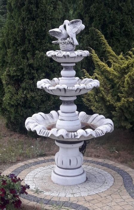 PROMOCJA - FONTANNA OGRODOWA Producent + Dostawa + Pompa + LED