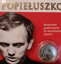 Moneta kolekcjonerska Jerzy Popiełuszko 2014 r.