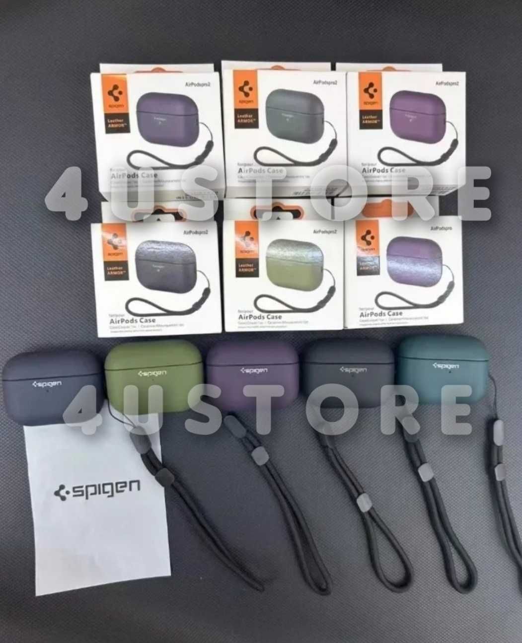 Чехол Spigen кейс на Airpods противоударный чохол протиударний
