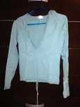 camisola azul esverdeada tamanho m zara