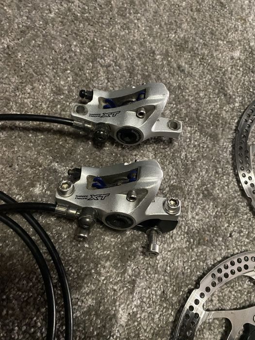 Klamkomanetki Shimano XT M765 Dual Control 3x9 hydrauliczne
