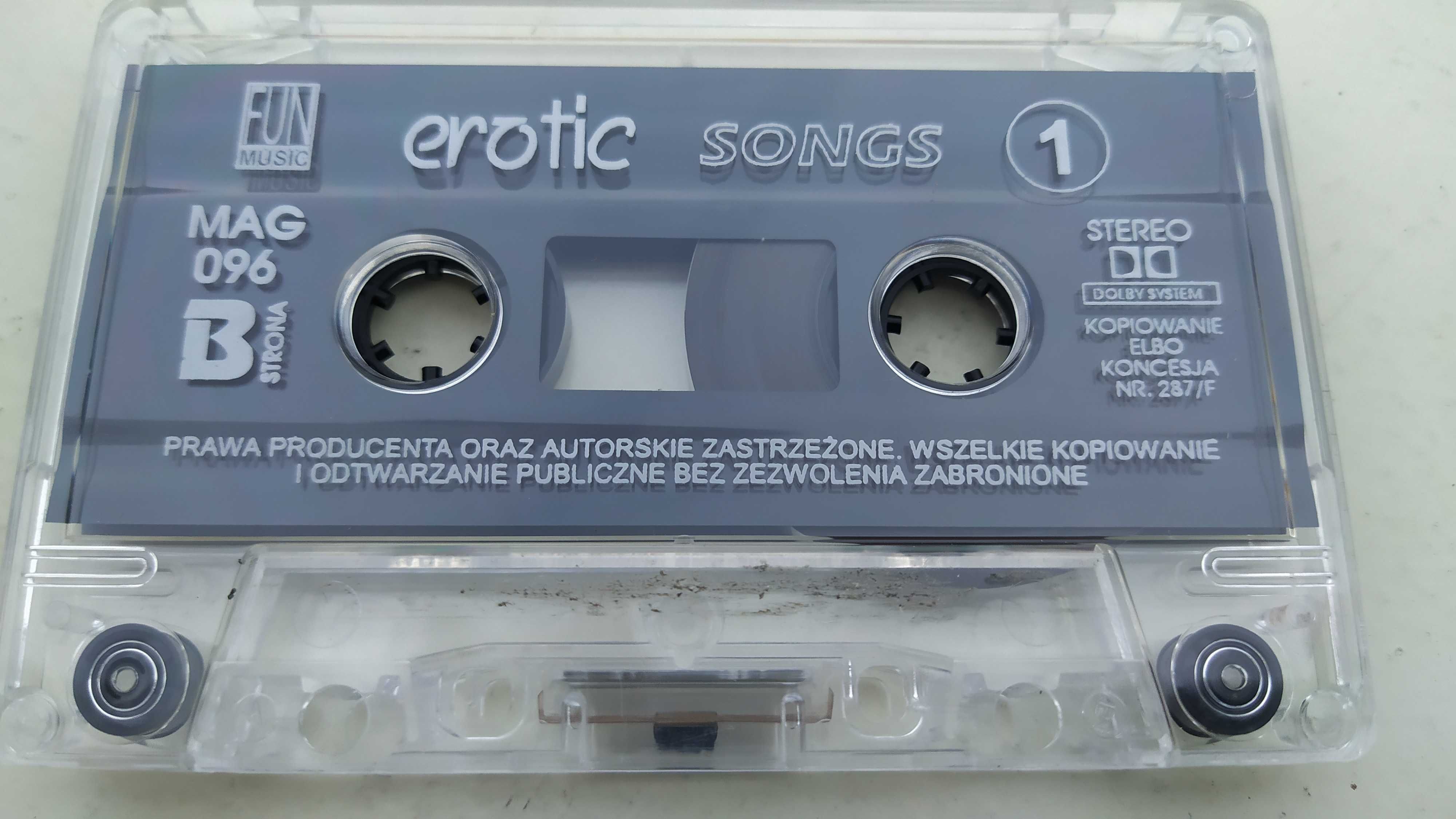 Erotic songs 1 kaseta MC