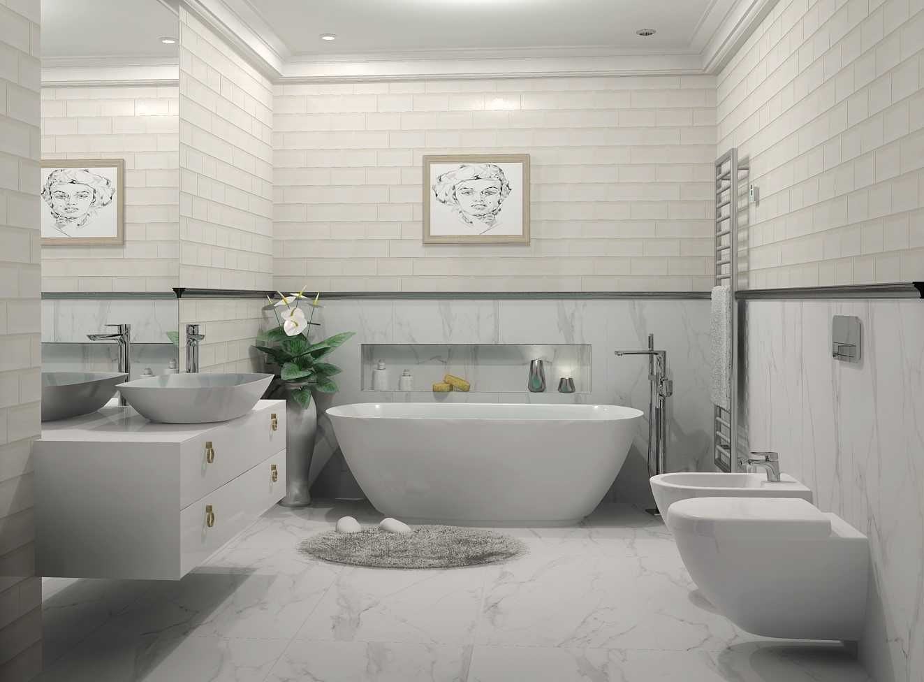 Glazura typu metro-cegiełka Crema 10x20