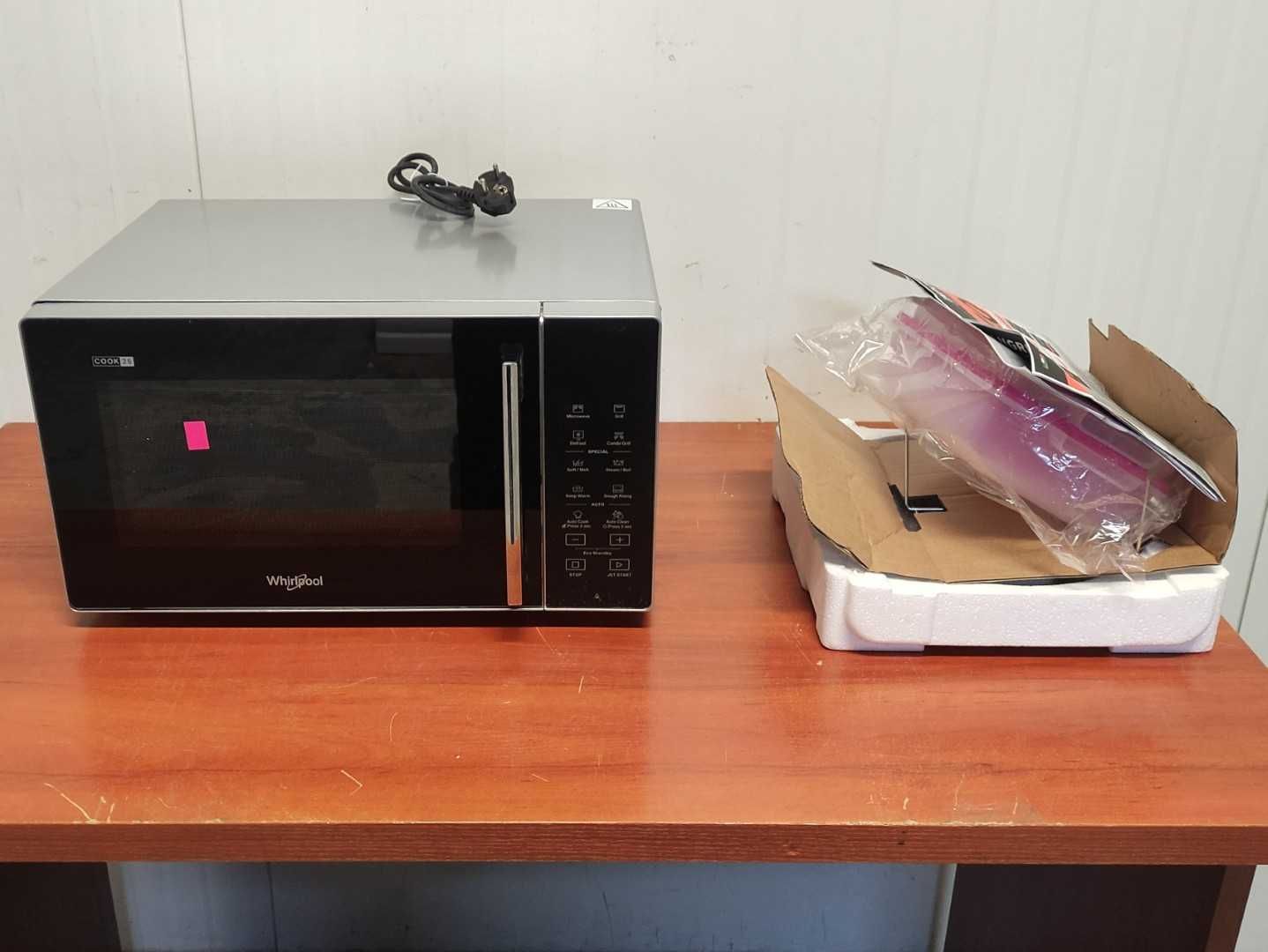 Kuchenka mikrofalowa Whirlpool MWP254SB 700W Grill 20L OUTLET 2DG5