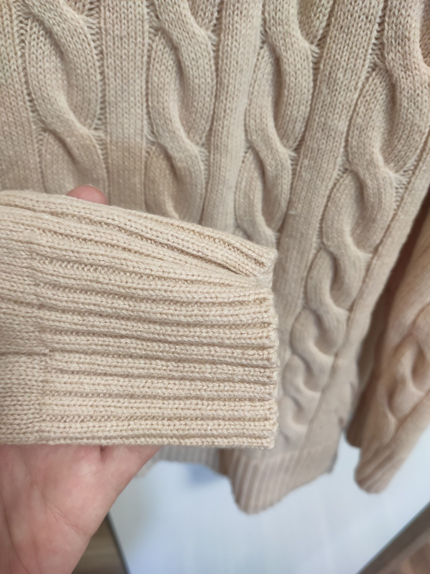 Sweter z wełną merino i kaszmirem jakość premium