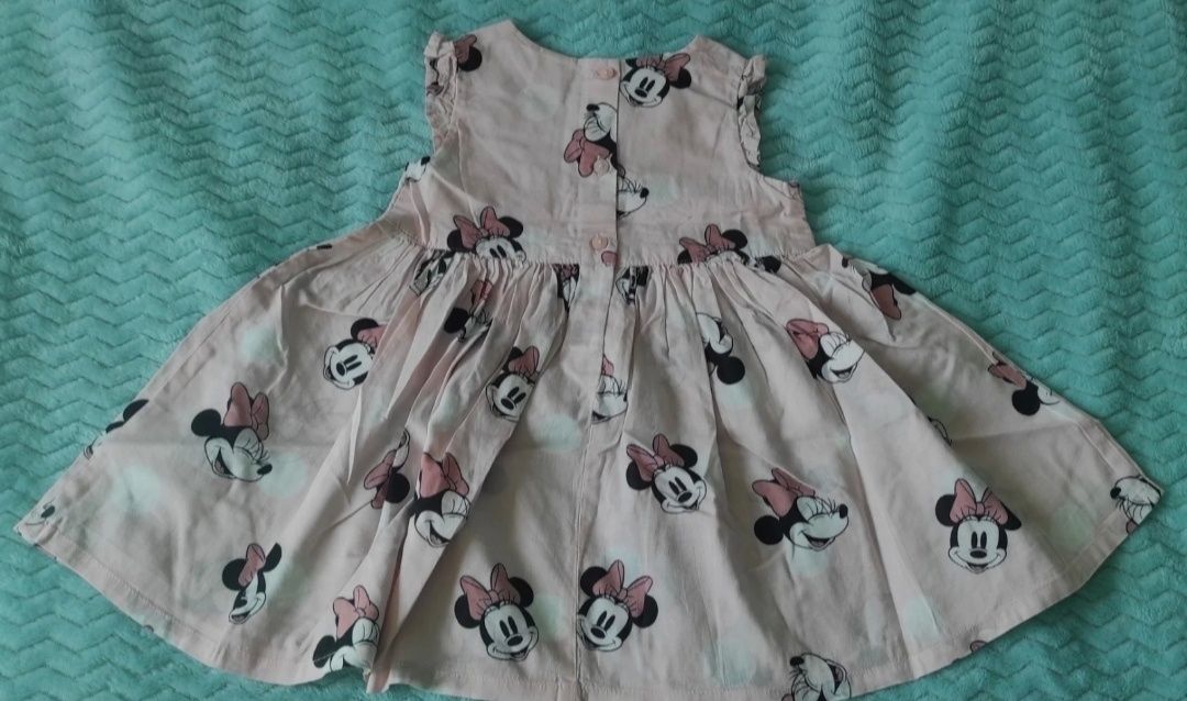 Sukienka H&M Myszka Minnie, r. 74