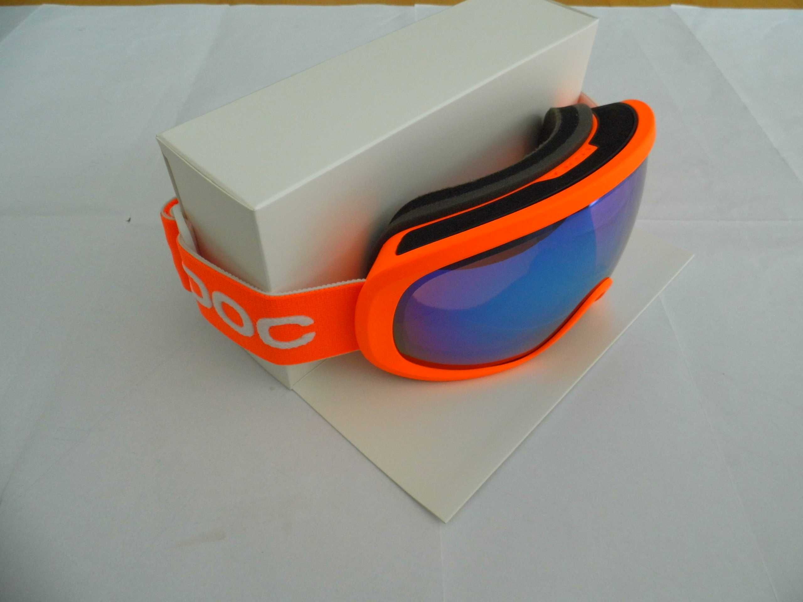 Gogle narciarskie POC Fovea Mid Clarity Comp Orange S2+S1 Nowe