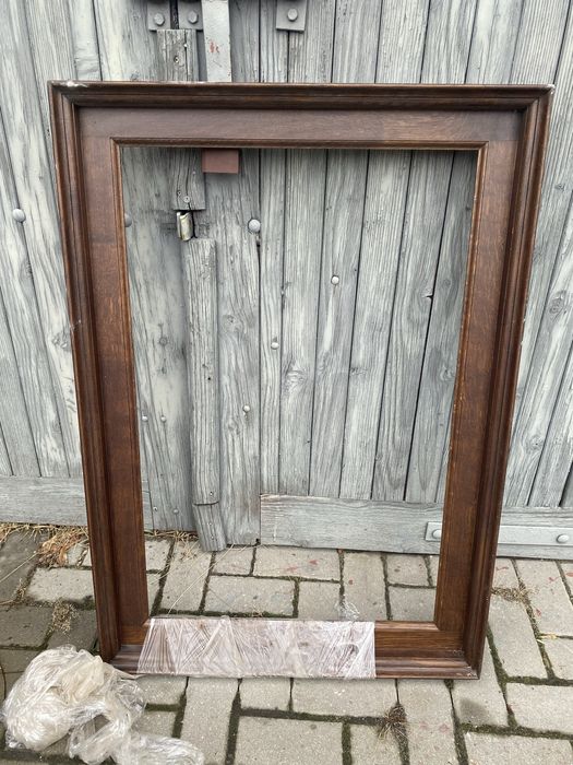 Piękna nowa rama dębowa