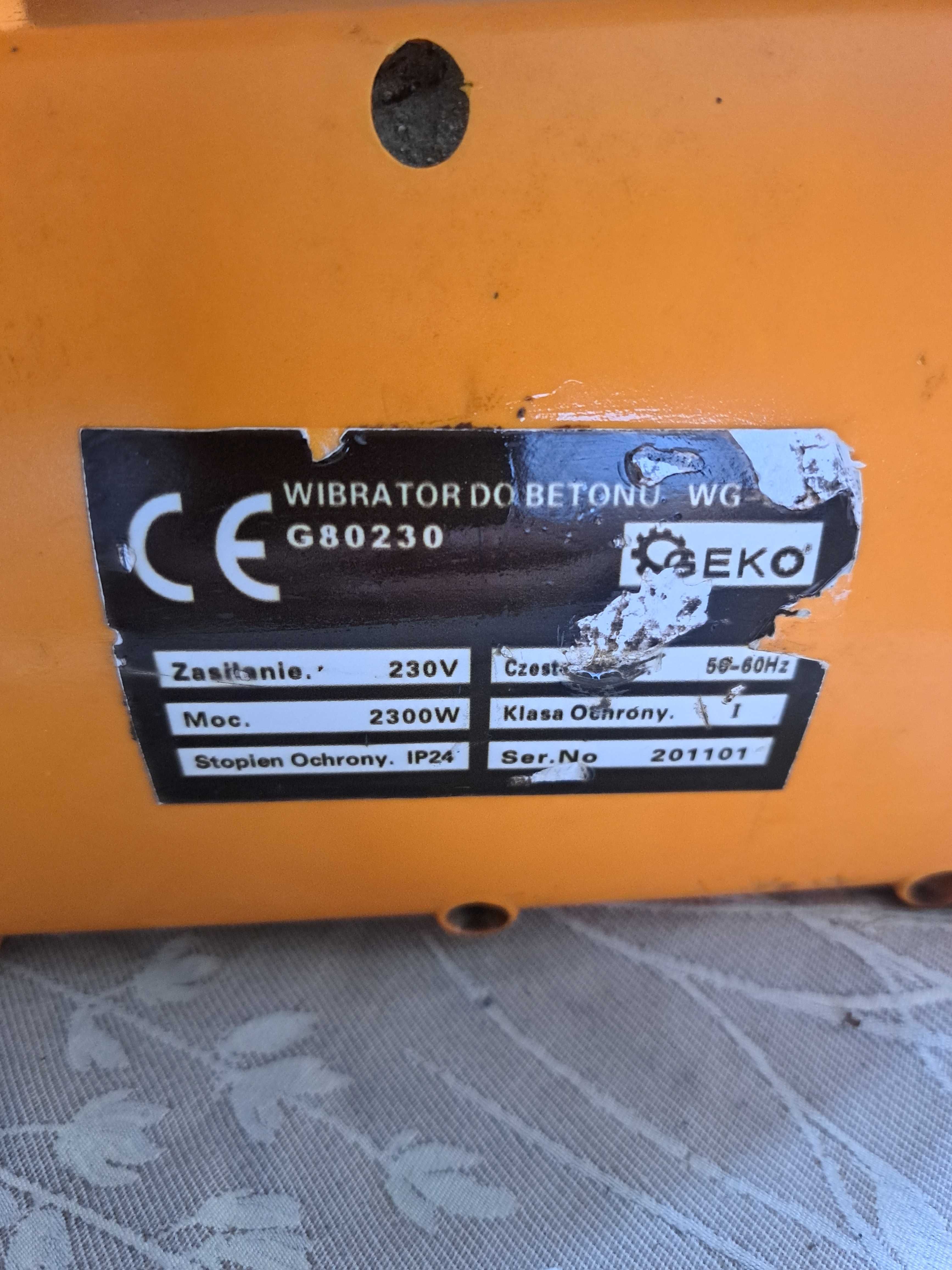 Wibrator do betonu  profesjonalny