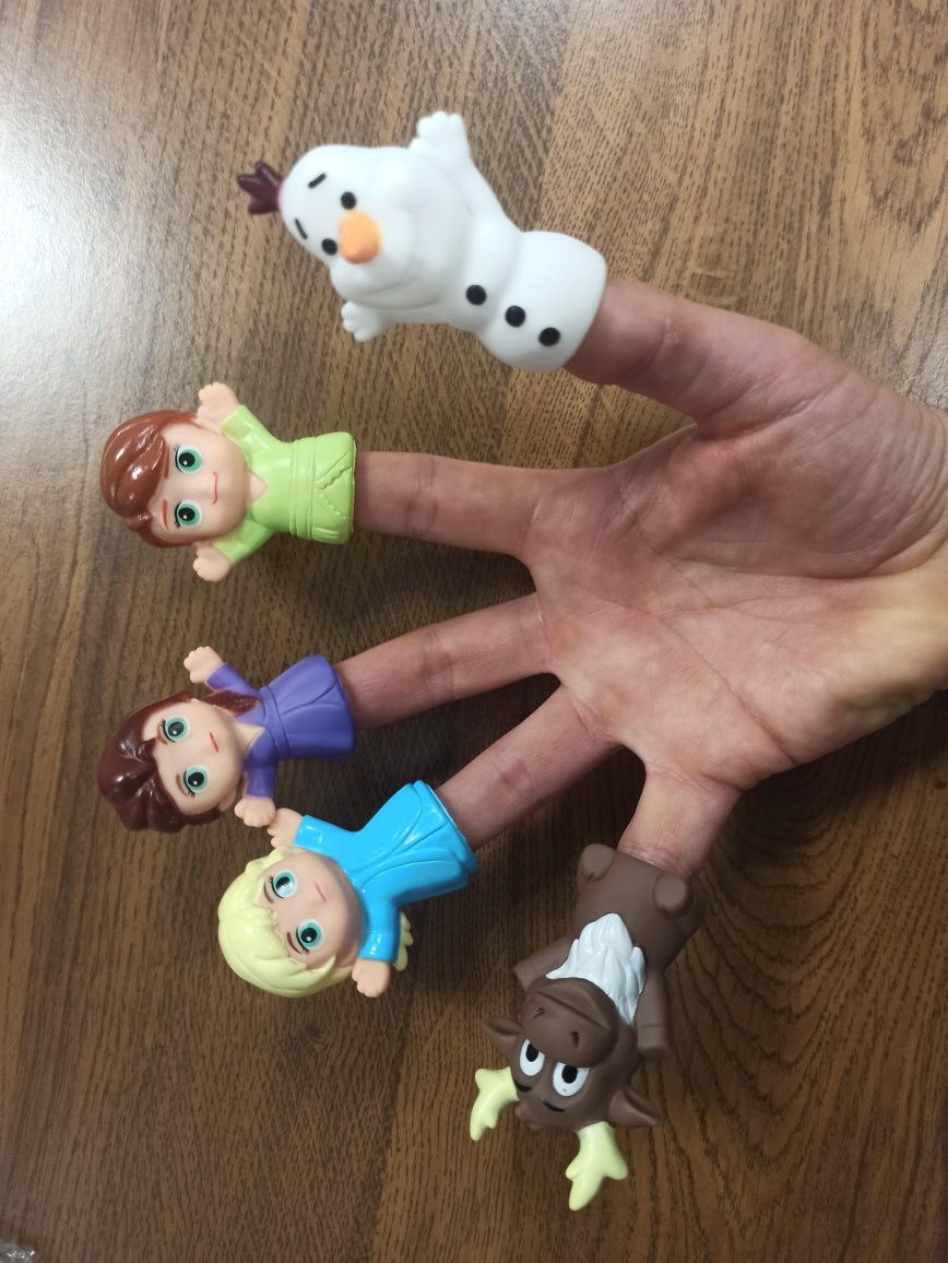 5 Fantoches de dedo Frozen