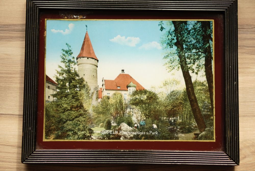 Unikat Oppeln fotolitografia Opole pocztówka widok chromolitografia