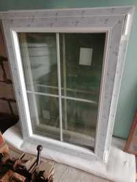 Okno PVC 80x110 ze szprosami