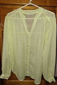 Blusa/camisa verde transparente - tamanho S
