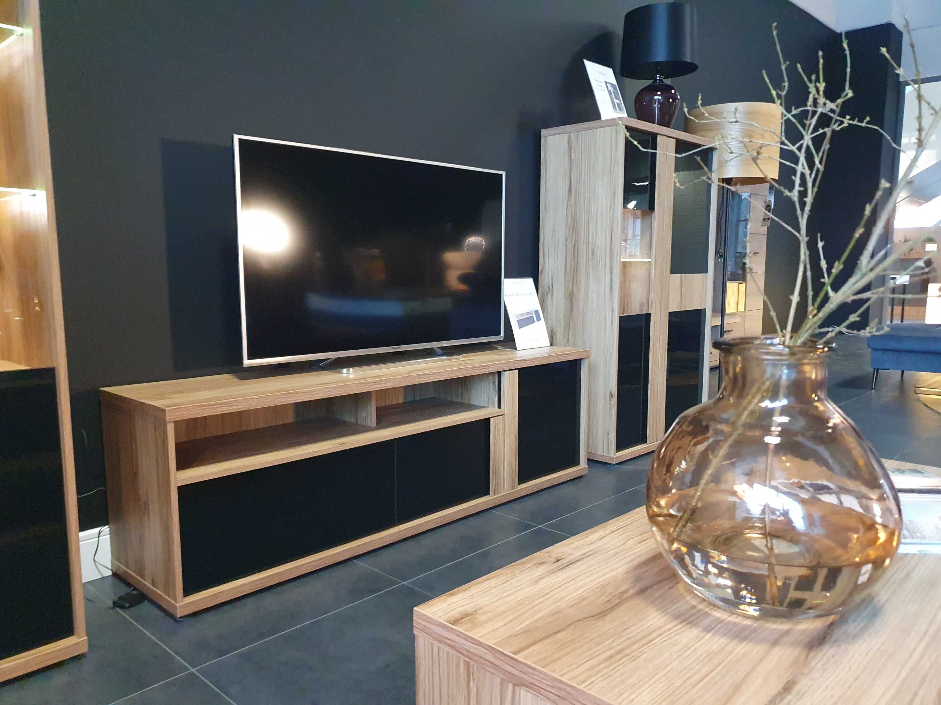 Elegancki Komplet mebli do salonu ! NOWY! Czarny połysk!