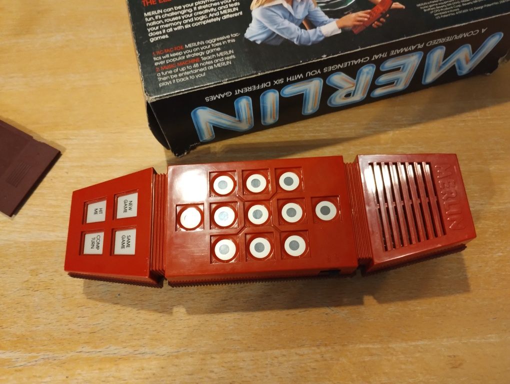 Retro Vintage konsola do gier Merlin - rzadkość